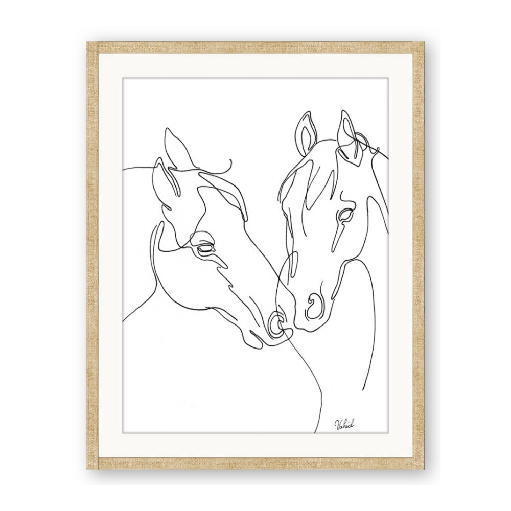 Line Drawn Horses II