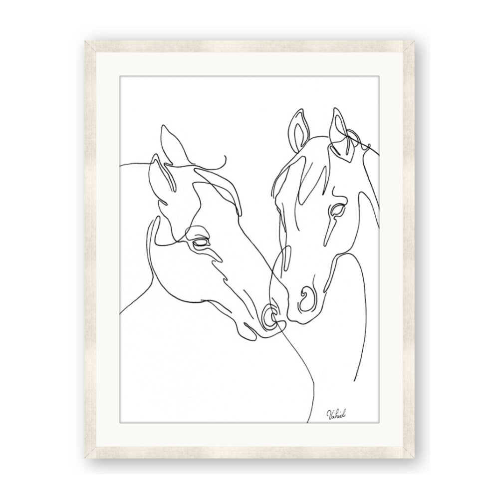 Line Drawn Horses II