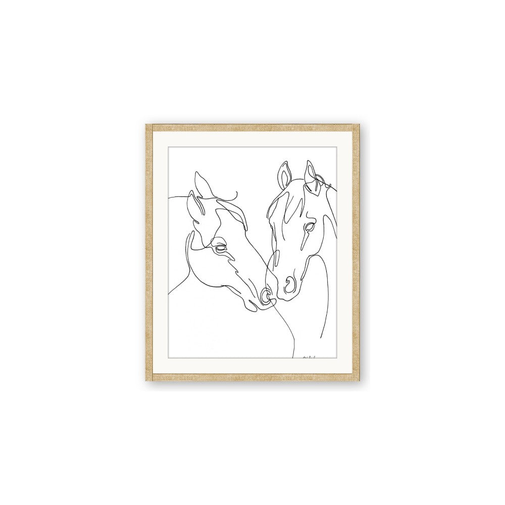 Line Drawn Horses II