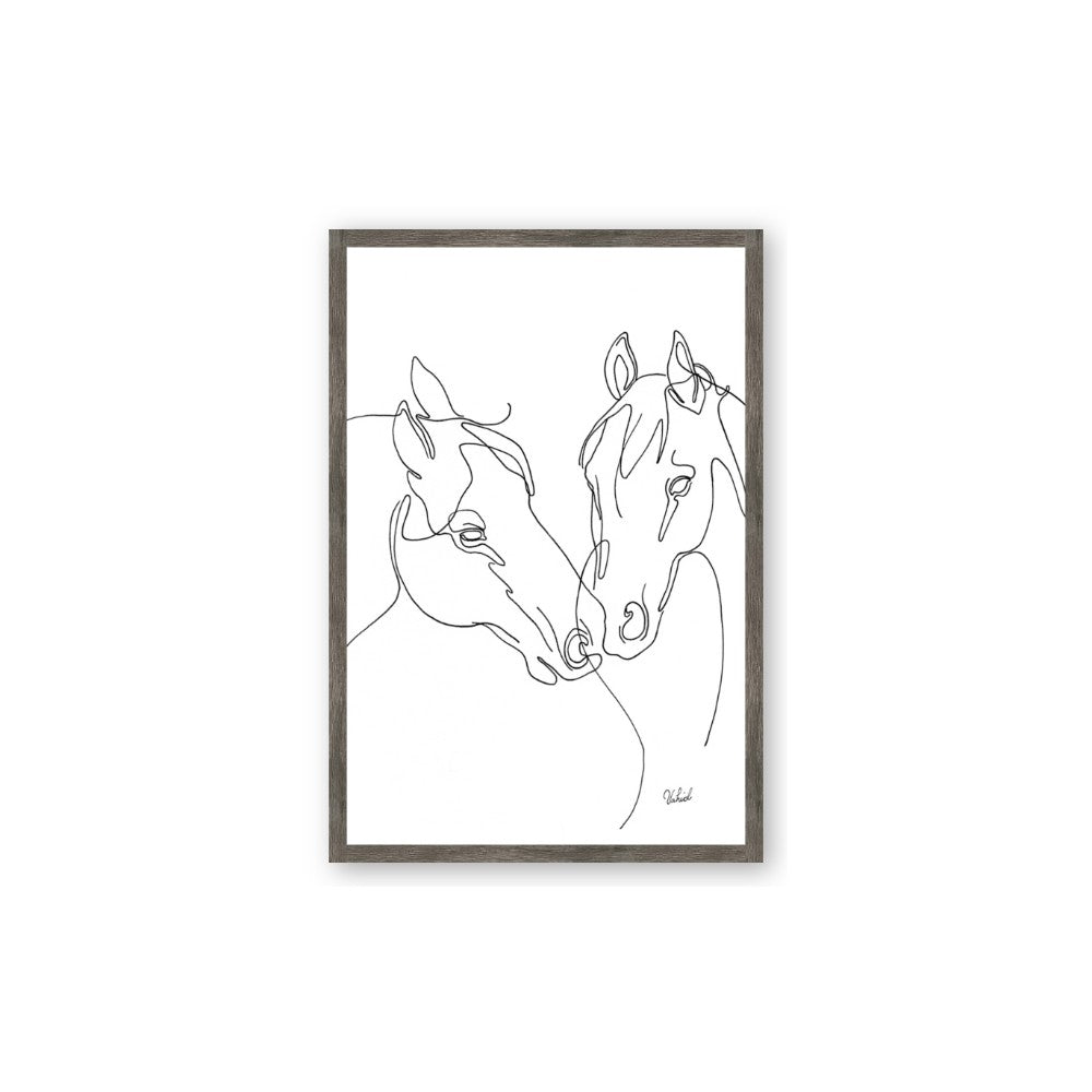Line Drawn Horses II