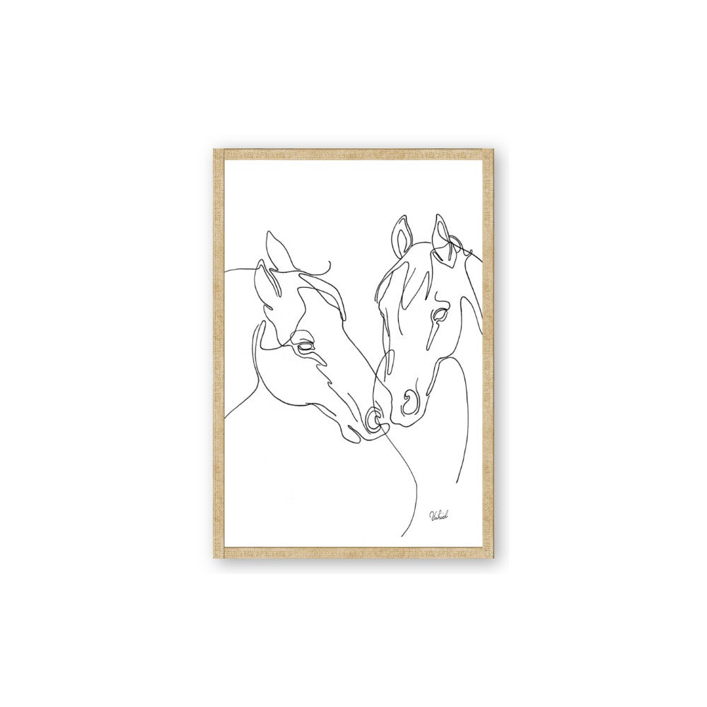 Line Drawn Horses II