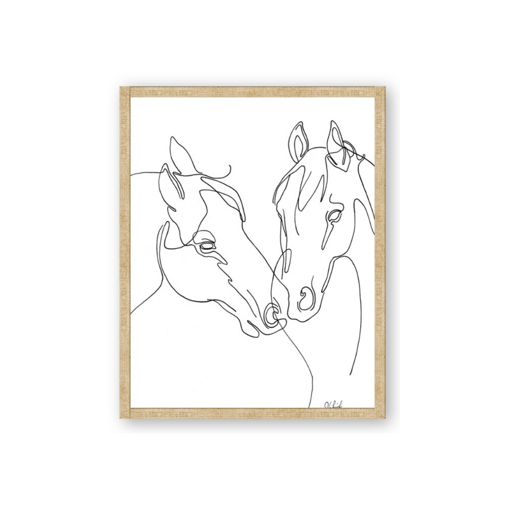 Line Drawn Horses II