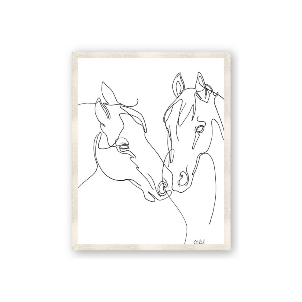 Line Drawn Horses II