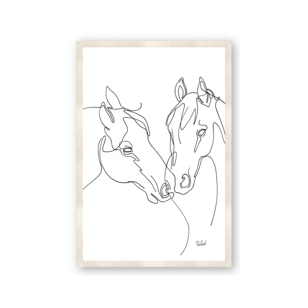 Line Drawn Horses II