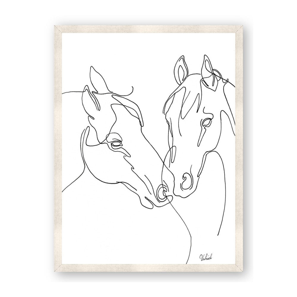 Line Drawn Horses II