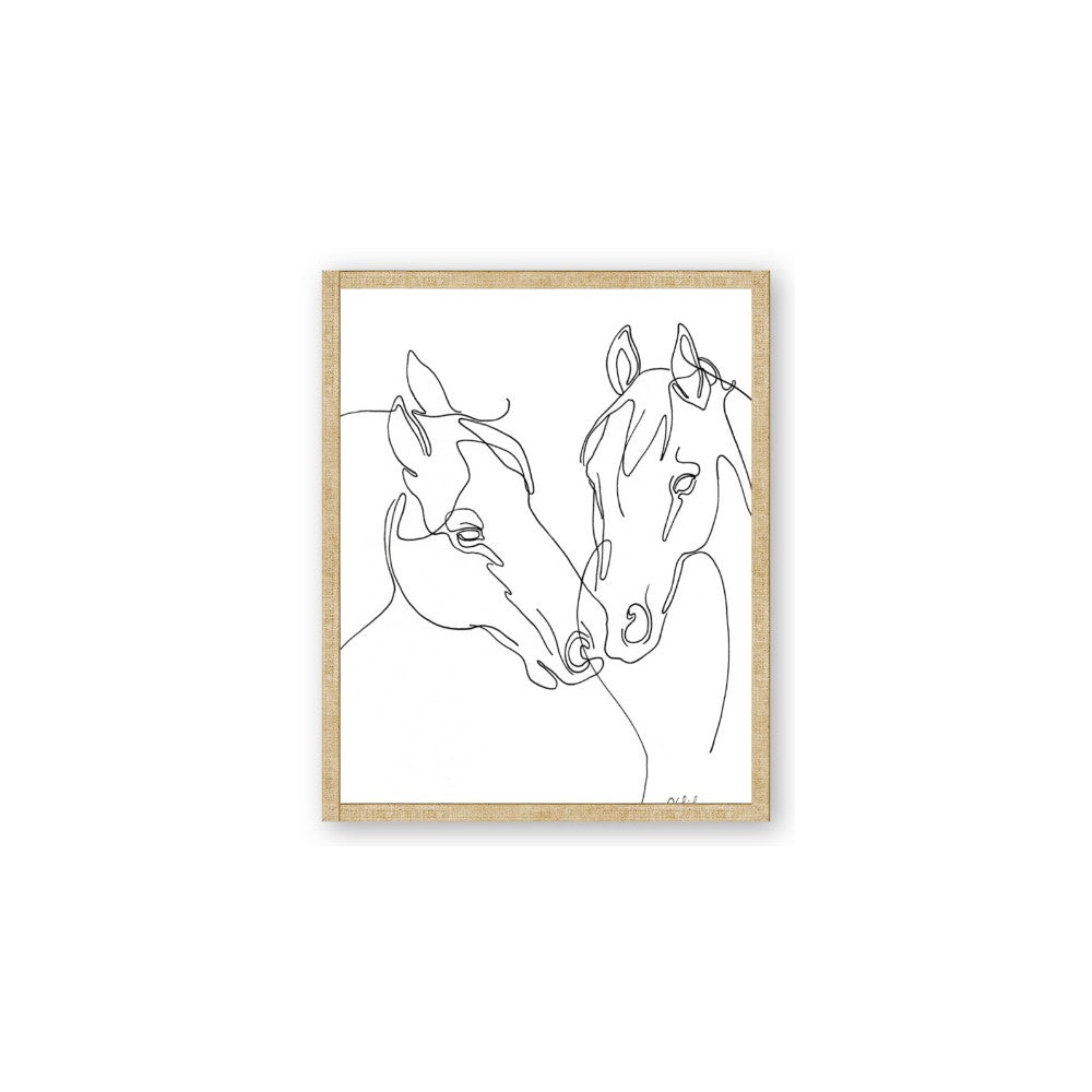 Line Drawn Horses II