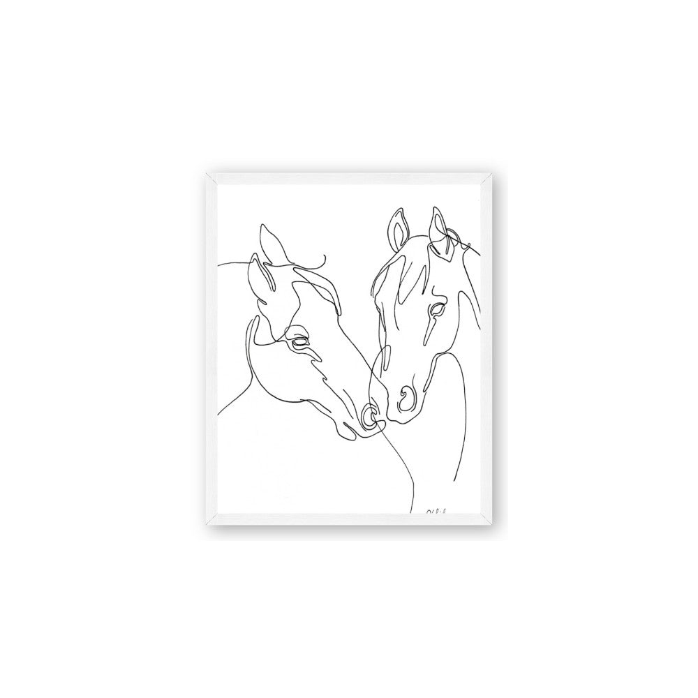 Line Drawn Horses II