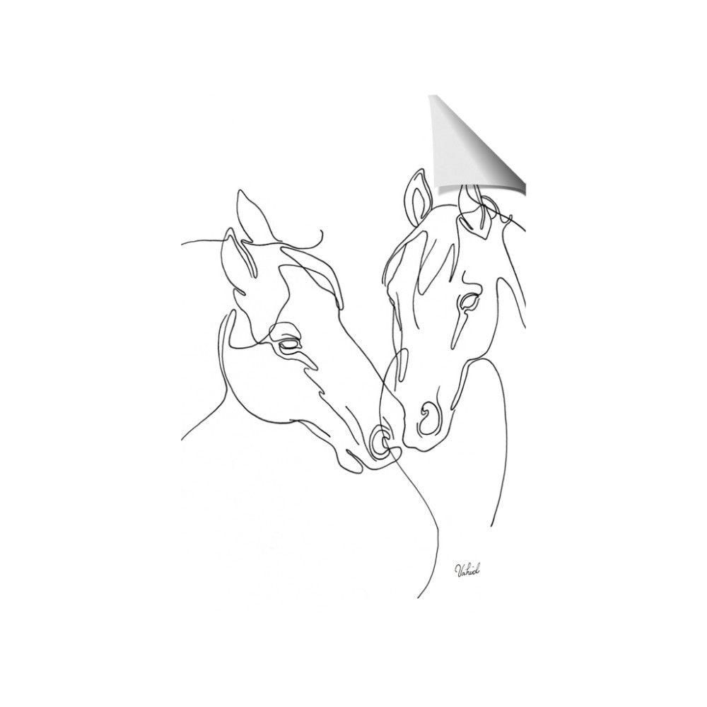 Line Drawn Horses II