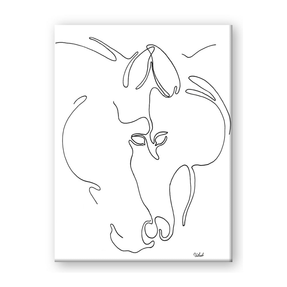Line Drawn Horses I