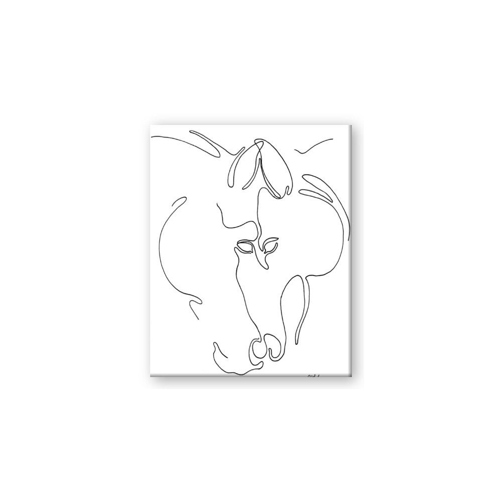 Line Drawn Horses I