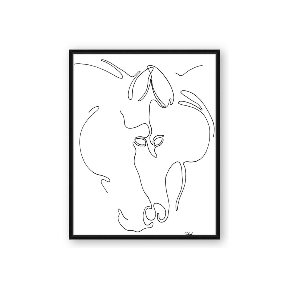 Line Drawn Horses I