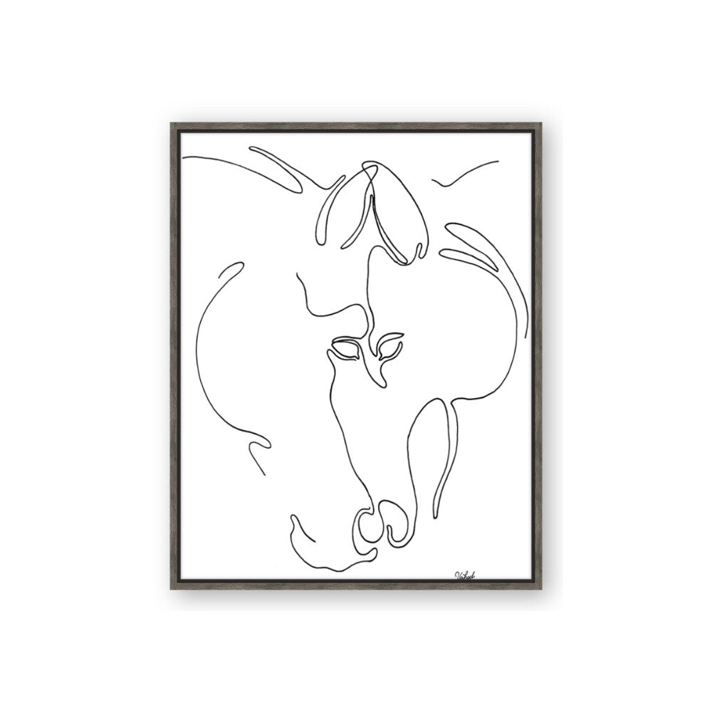 Line Drawn Horses I
