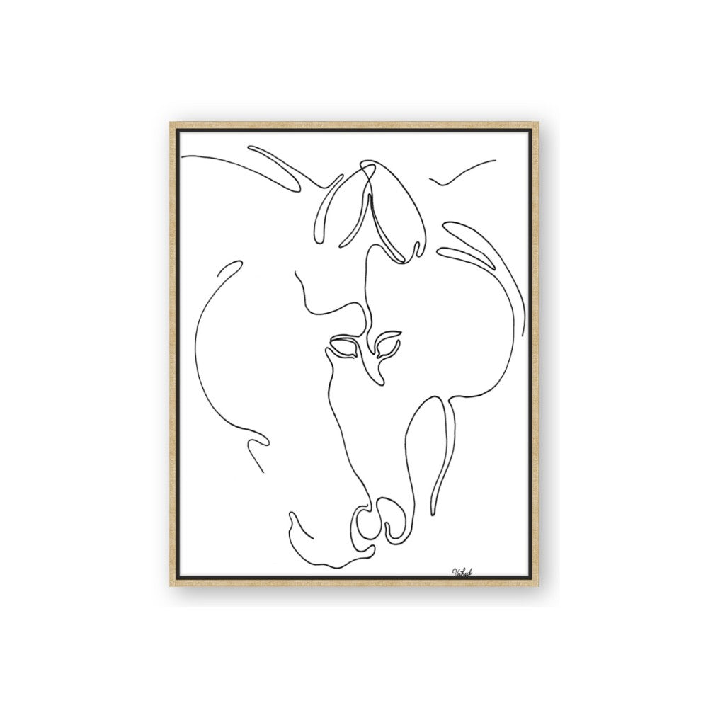 Line Drawn Horses I
