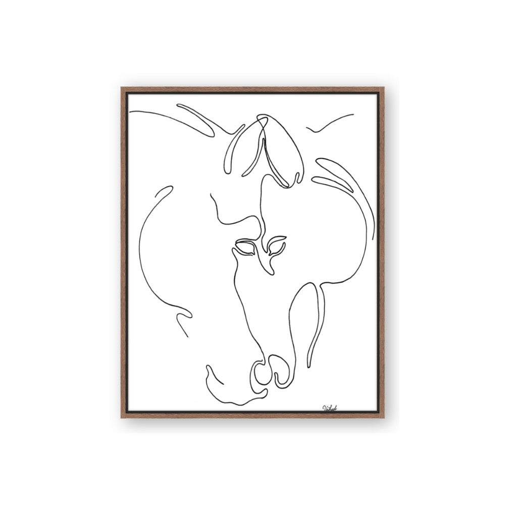 Line Drawn Horses I