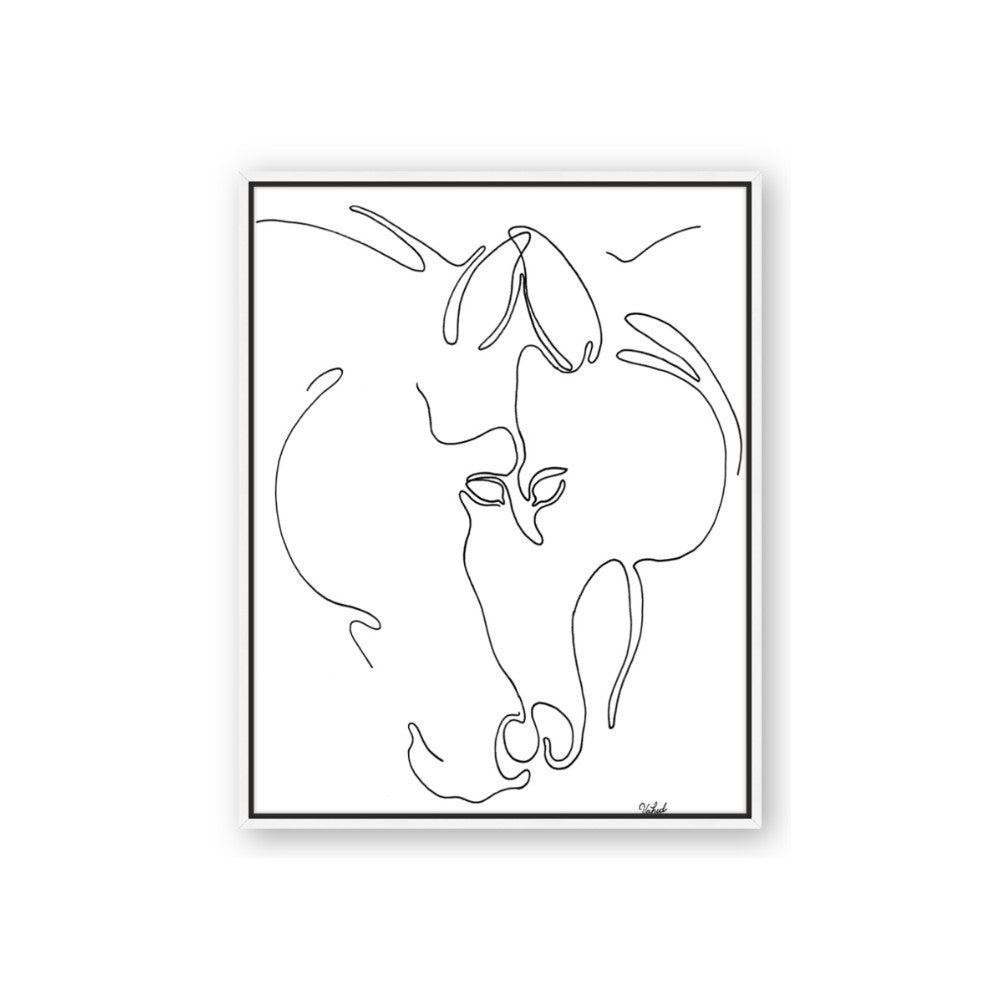 Line Drawn Horses I