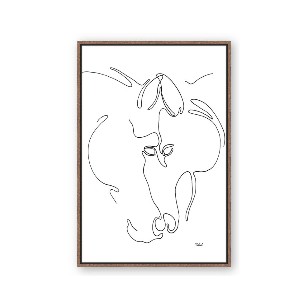 Line Drawn Horses I