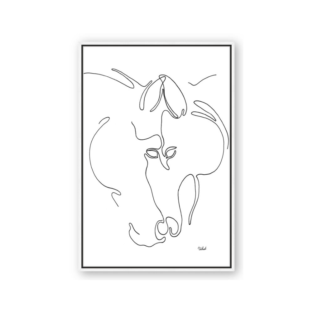 Line Drawn Horses I