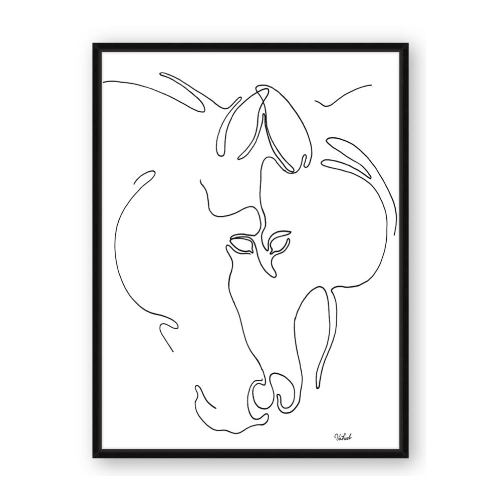Line Drawn Horses I