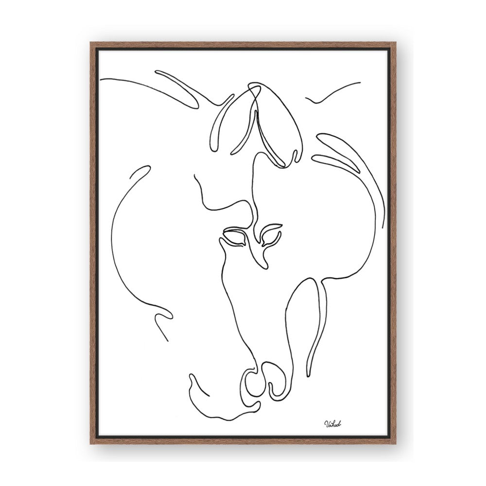 Line Drawn Horses I