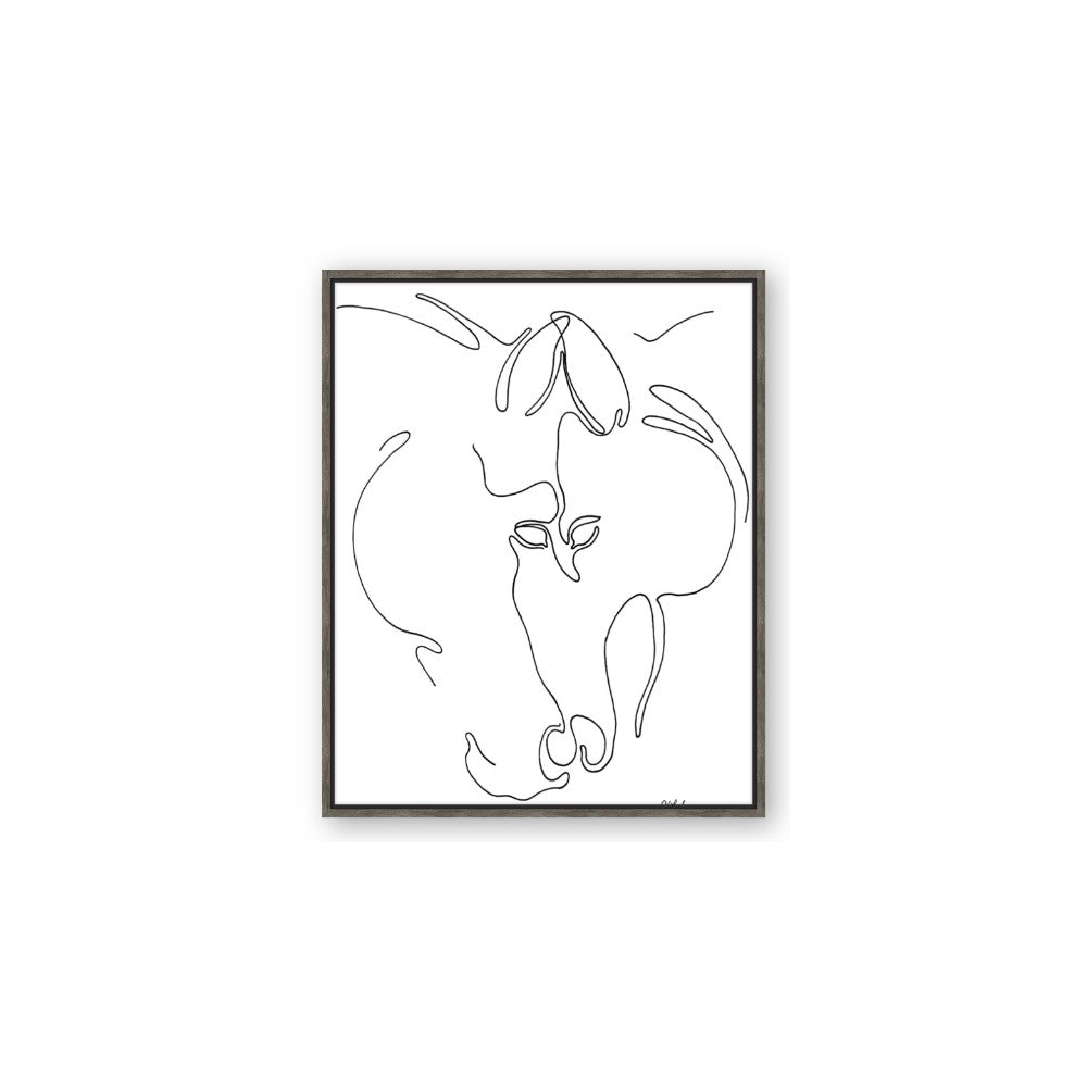 Line Drawn Horses I