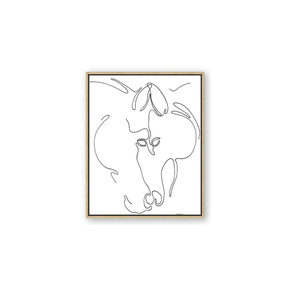 Line Drawn Horses I