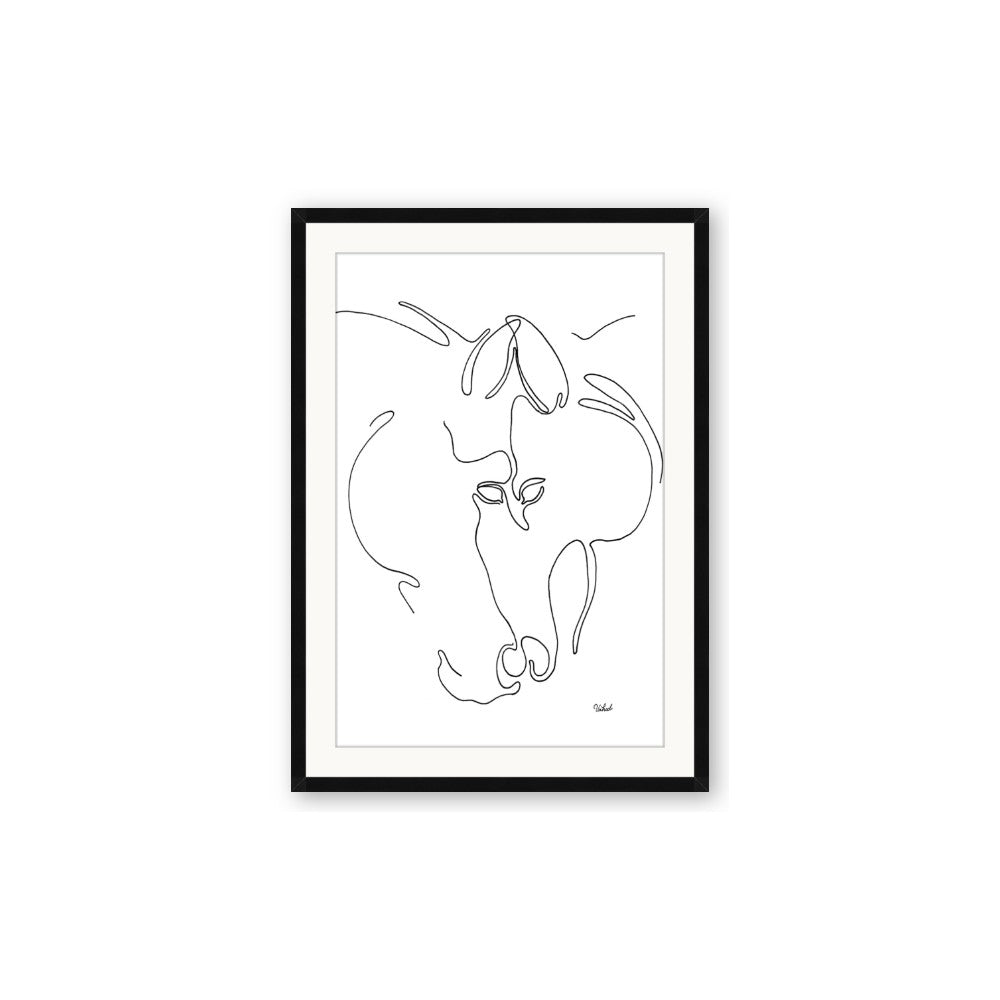 Line Drawn Horses I