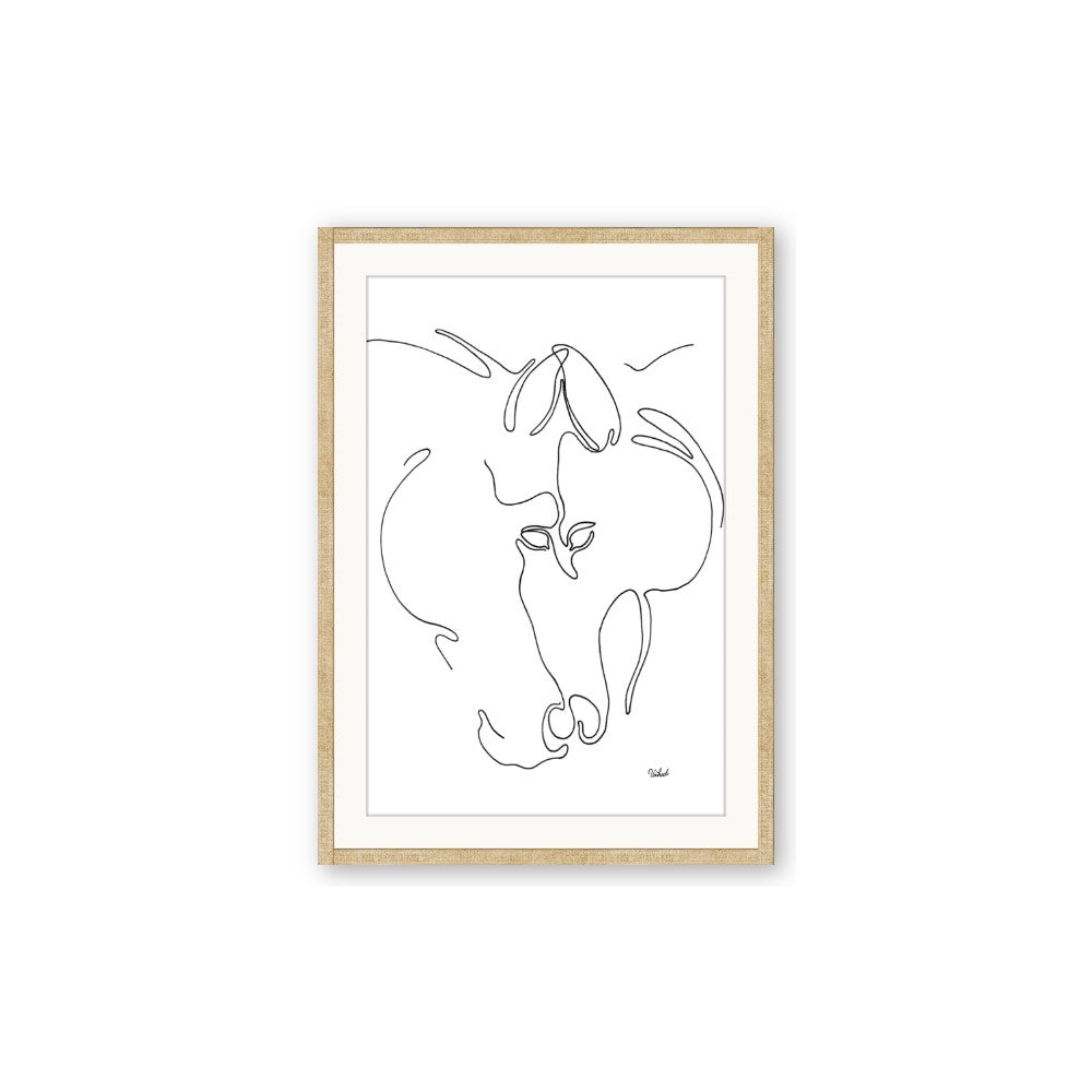 Line Drawn Horses I