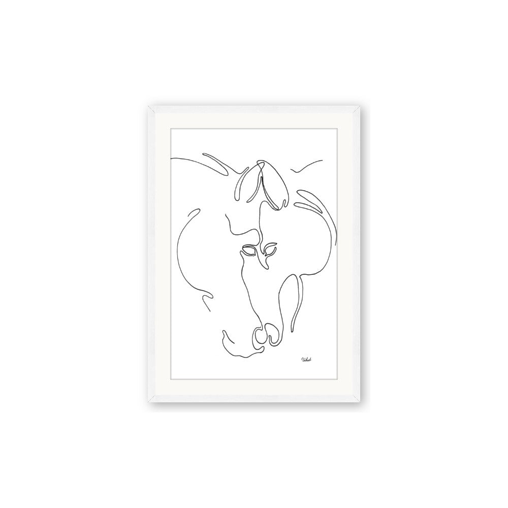 Line Drawn Horses I