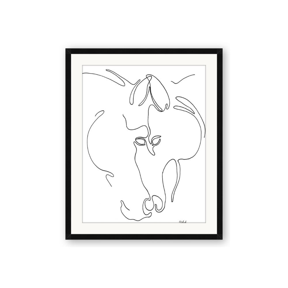 Line Drawn Horses I