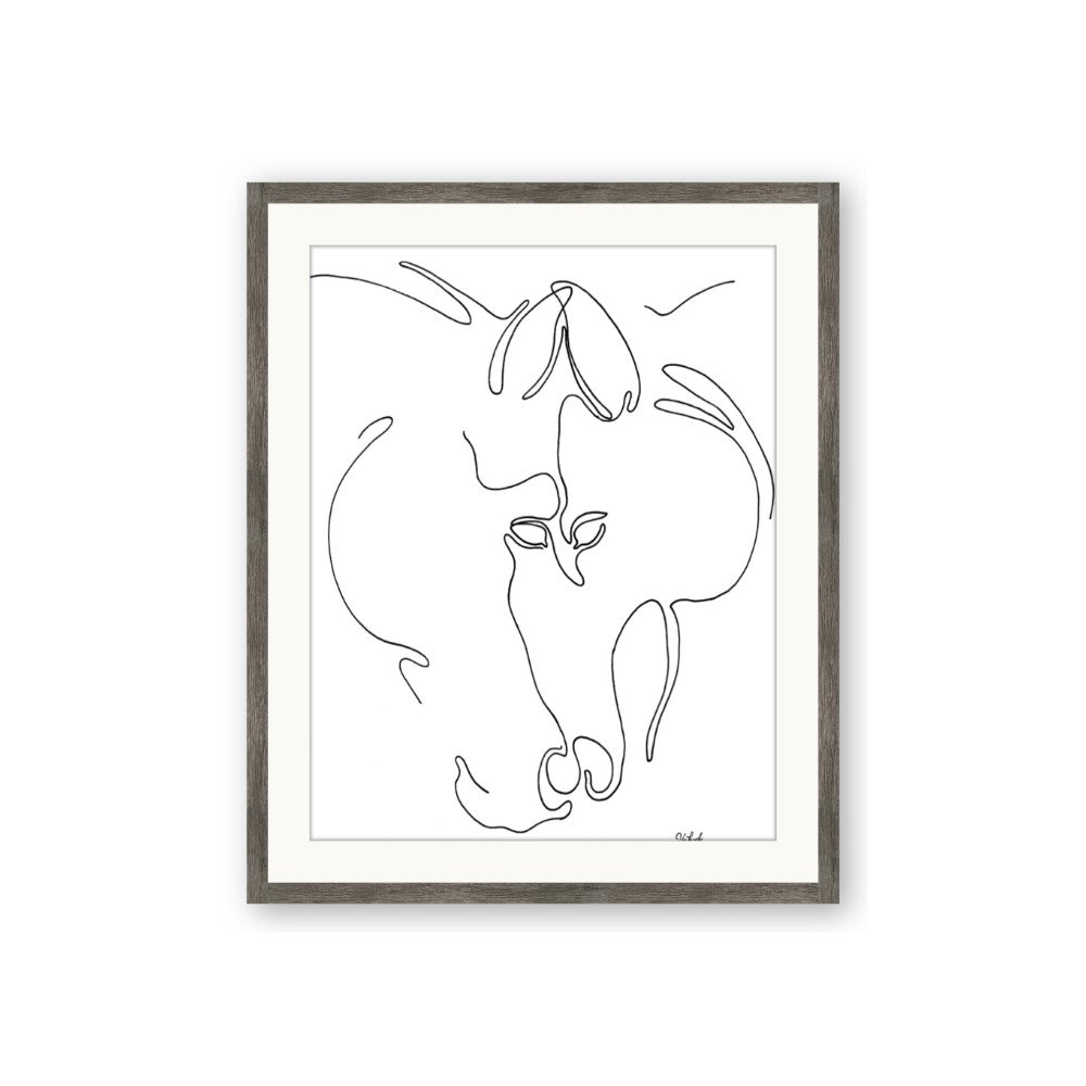 Line Drawn Horses I