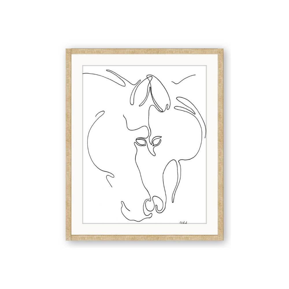 Line Drawn Horses I