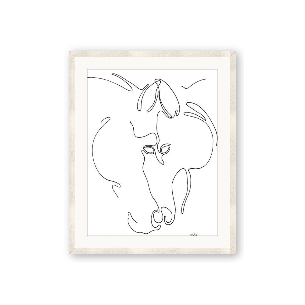 Line Drawn Horses I