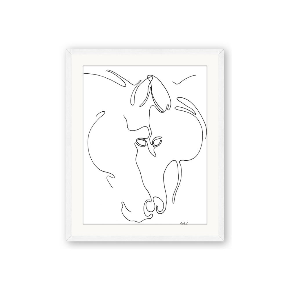 Line Drawn Horses I