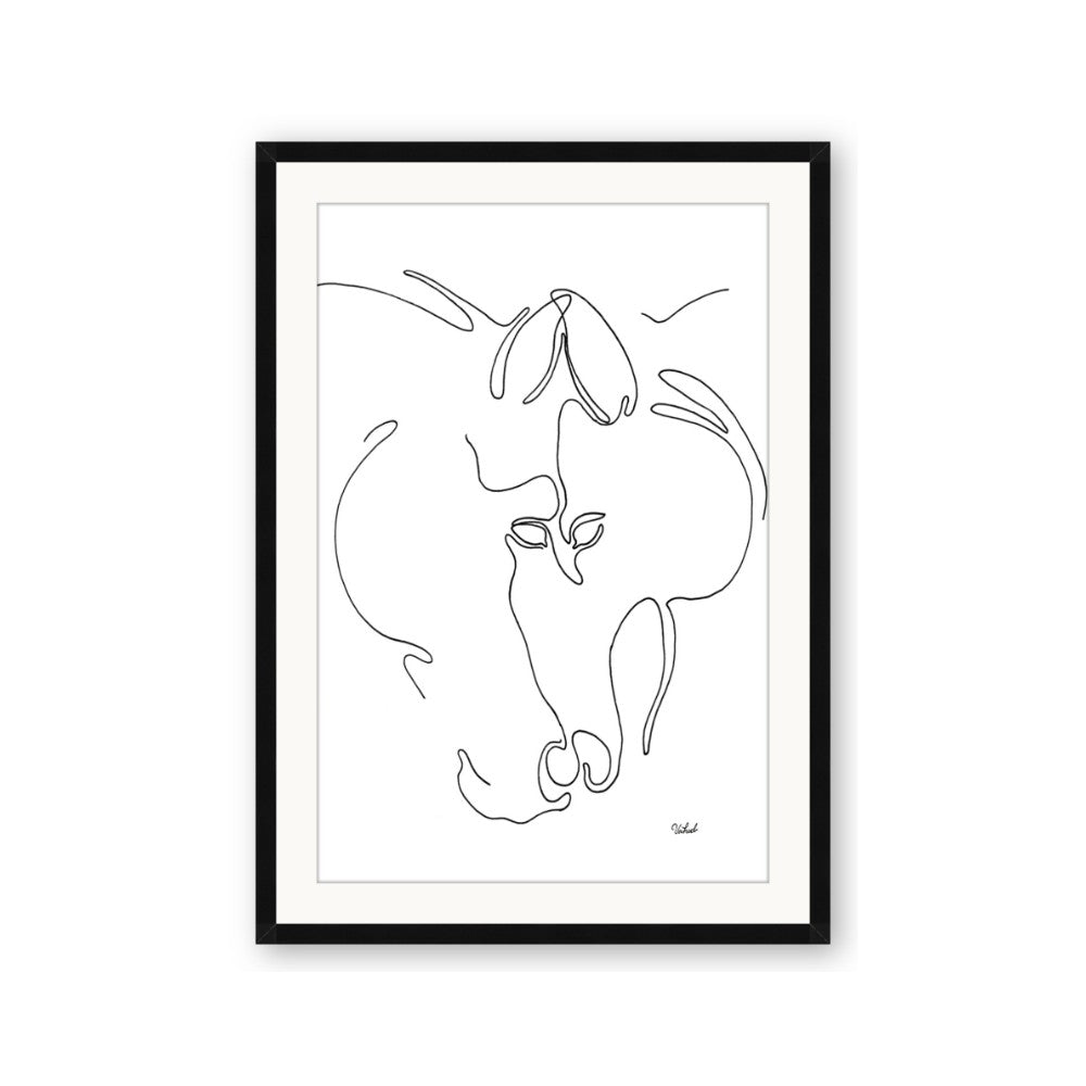 Line Drawn Horses I