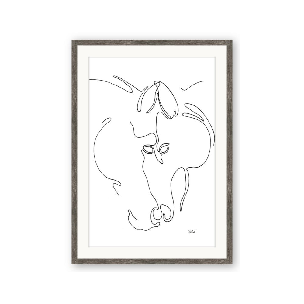 Line Drawn Horses I