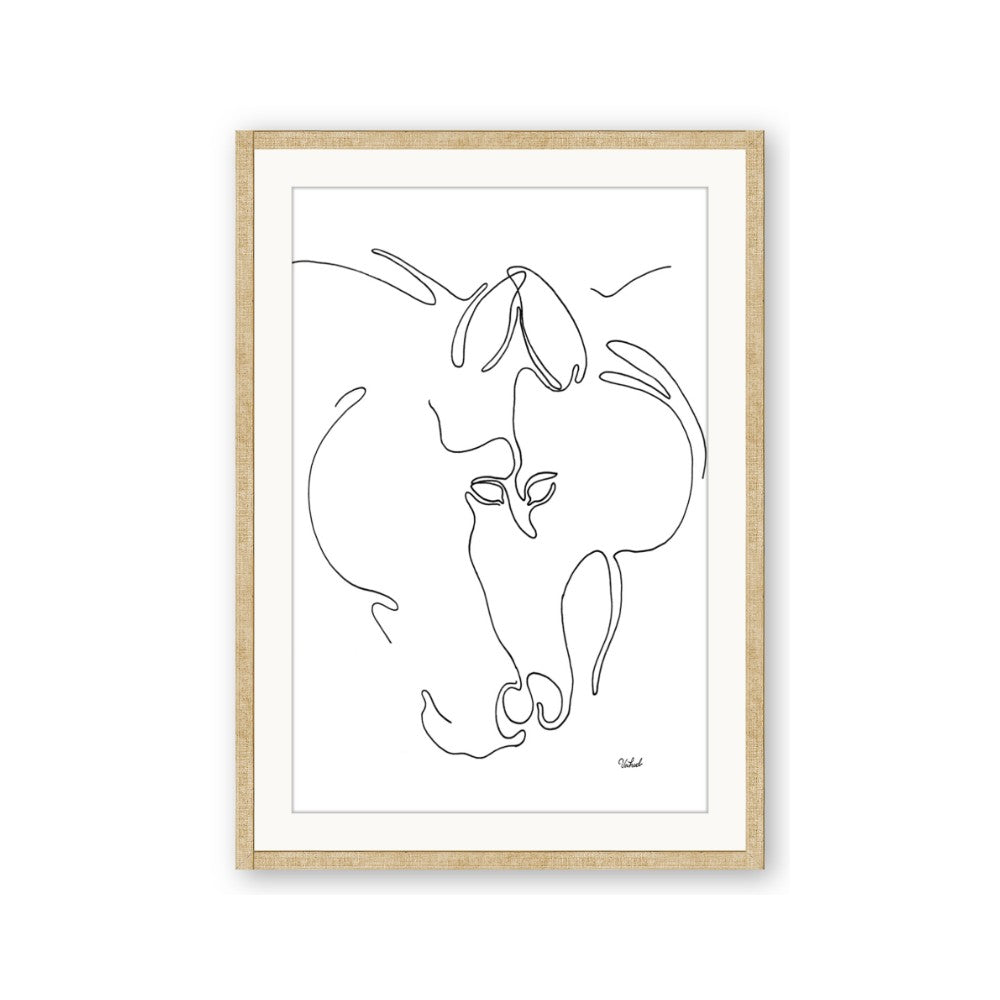 Line Drawn Horses I