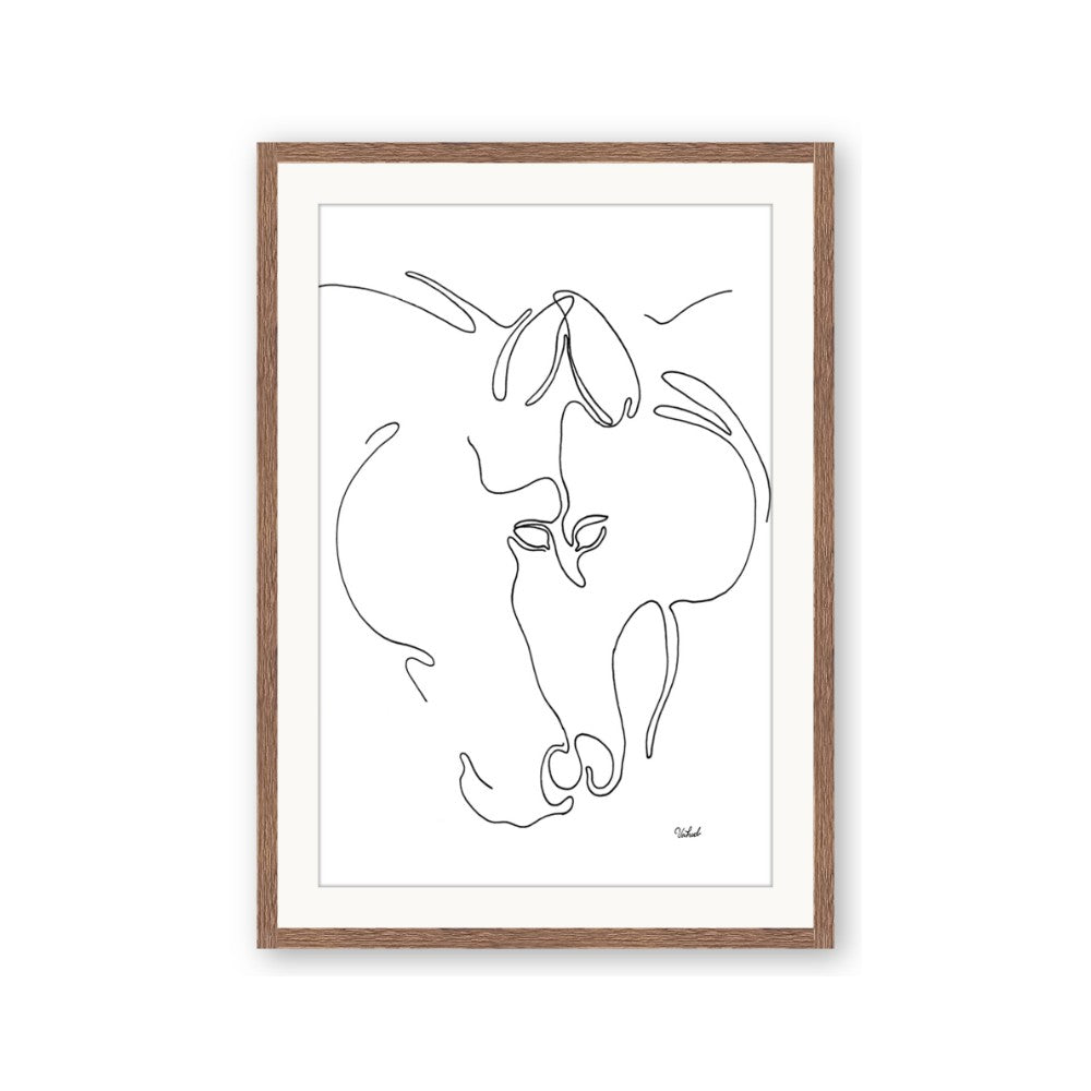 Line Drawn Horses I