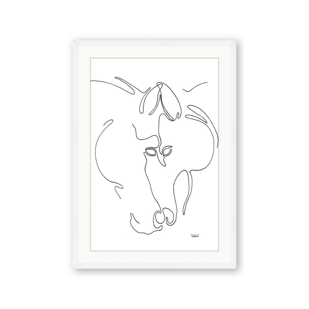 Line Drawn Horses I