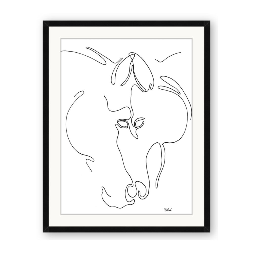 Line Drawn Horses I