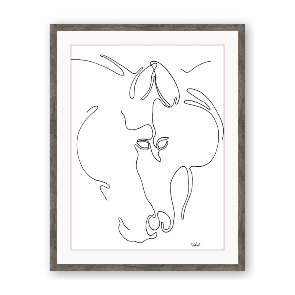 Line Drawn Horses I