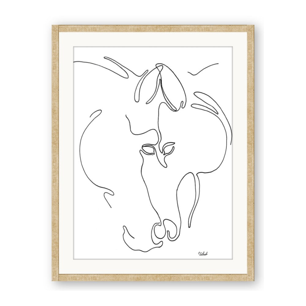 Line Drawn Horses I