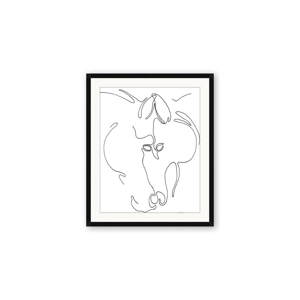 Line Drawn Horses I