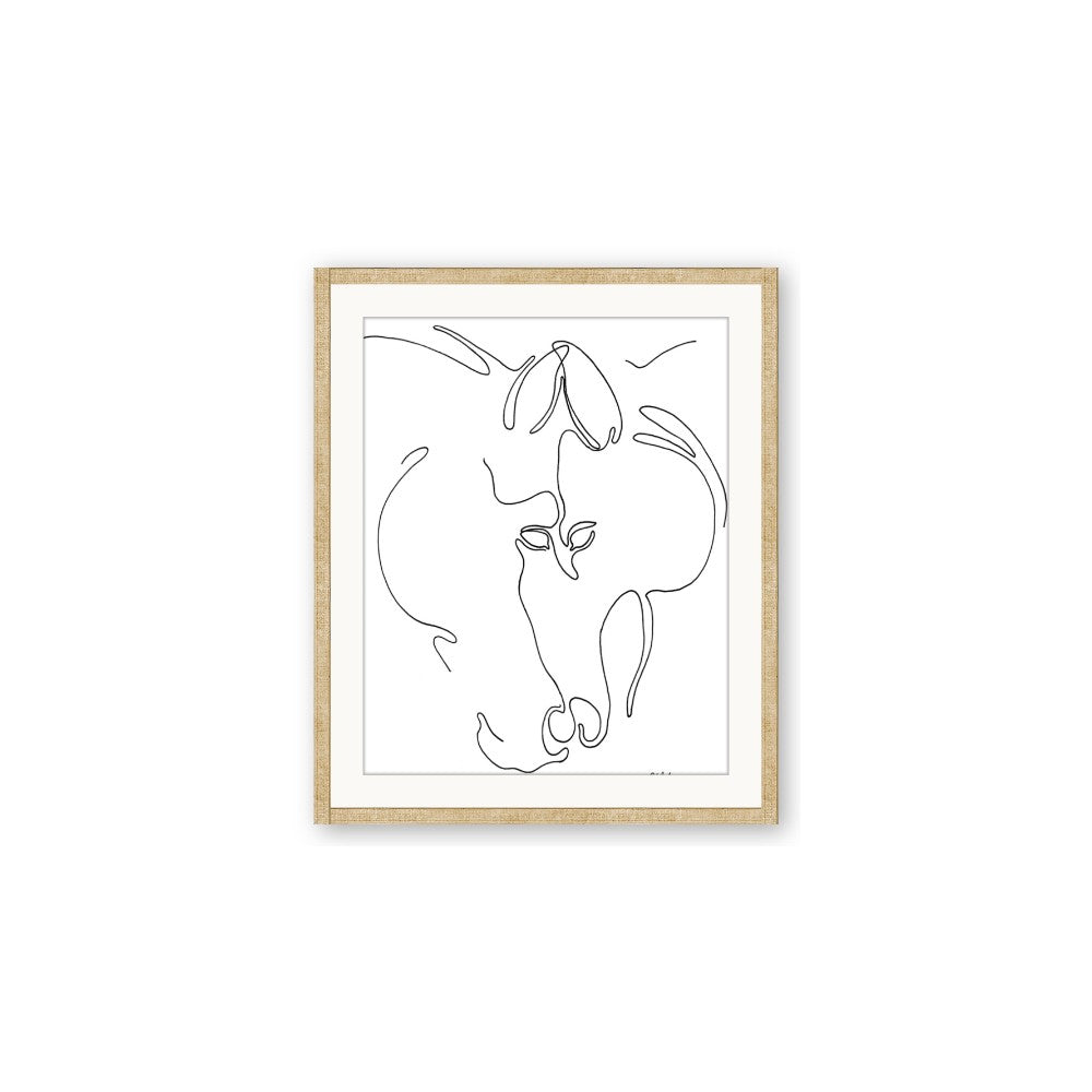 Line Drawn Horses I