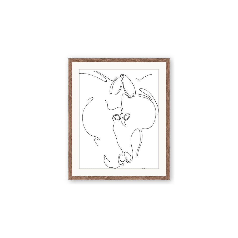 Line Drawn Horses I