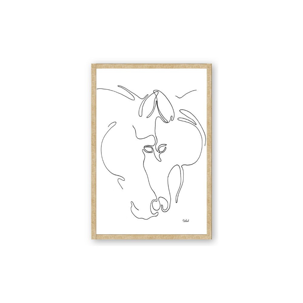 Line Drawn Horses I