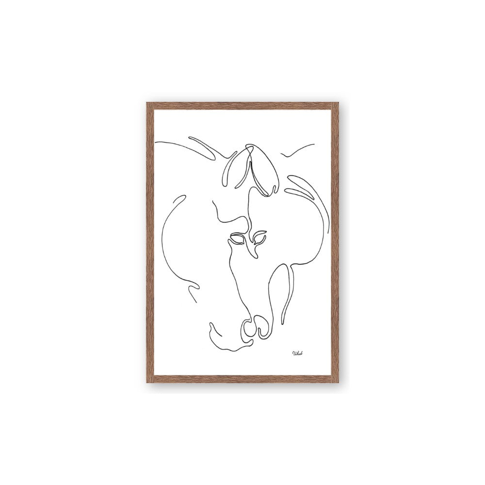 Line Drawn Horses I