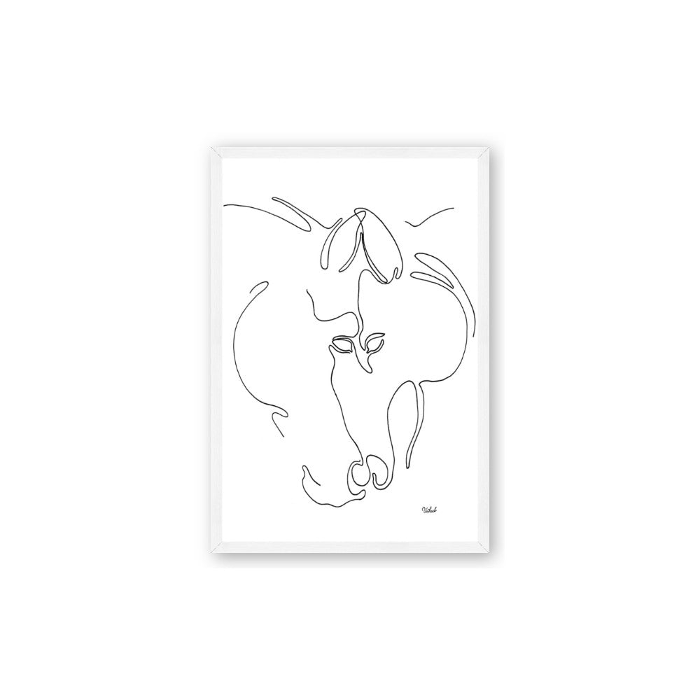 Line Drawn Horses I