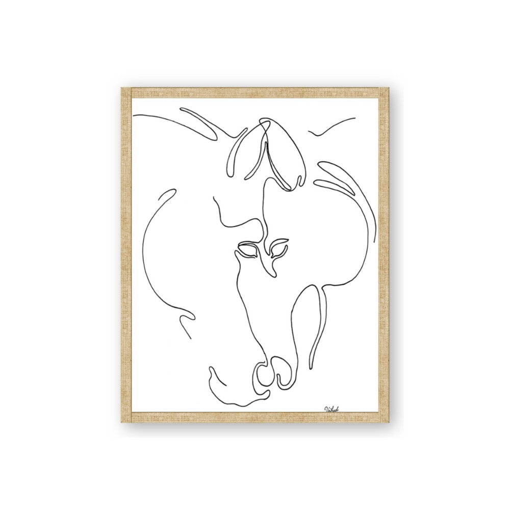 Line Drawn Horses I
