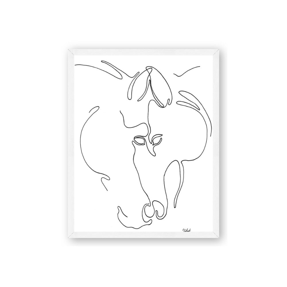 Line Drawn Horses I