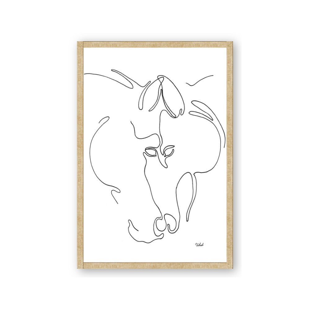 Line Drawn Horses I